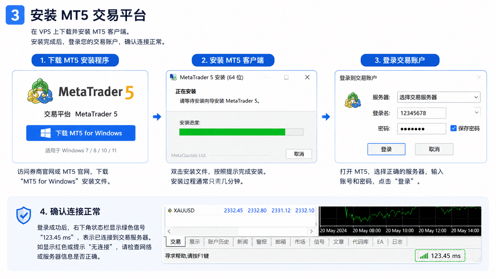 远程连接 VPS